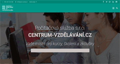 Desktop Screenshot of centrum-vzdelavani.cz